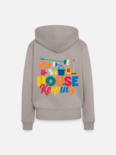 Housekeeping Materials - Frauen Premium Bio Hoodie - Taupe