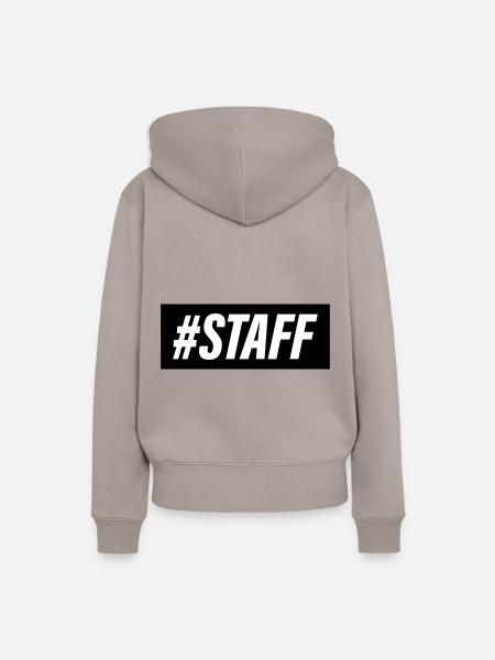 Staff Mitglied - Frauen Premium Bio Hoodie - Taupe