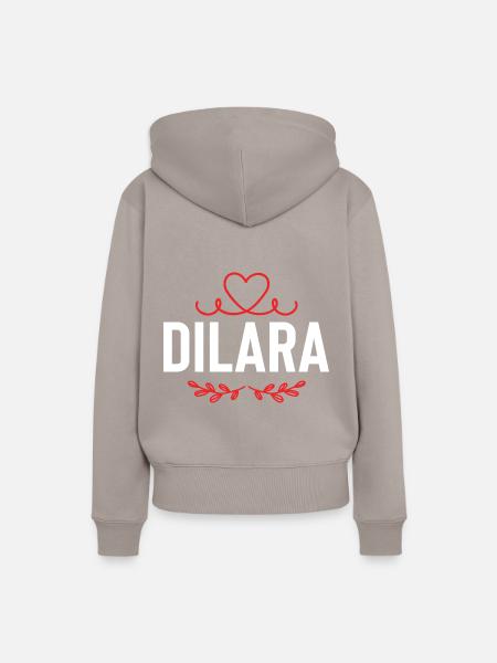Dilara - Frauen Premium Bio Hoodie - Taupe