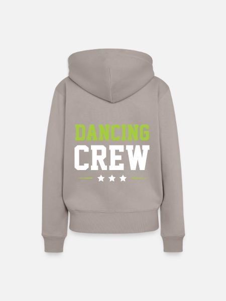 Dancing Crew - Frauen Premium Bio Hoodie - Taupe