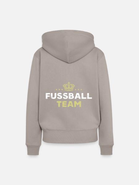 Fussball Team - Frauen Premium Bio Hoodie - Taupe