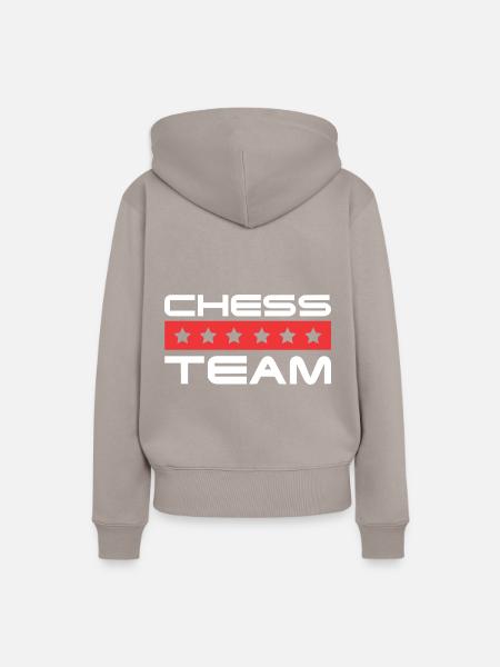 Chess Crew - Frauen Premium Bio Hoodie - Taupe