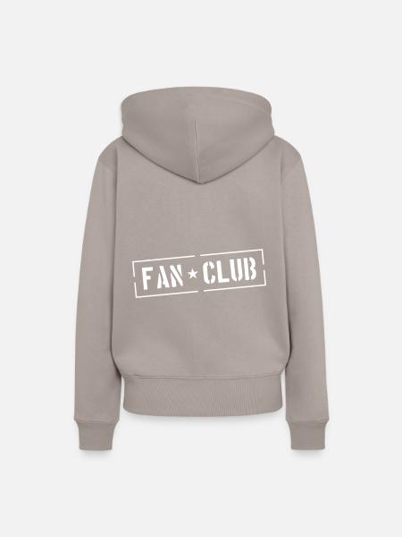 Fan Club - Frauen Premium Bio Hoodie - Taupe