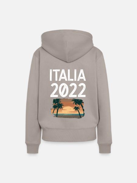 Italia 2022 - Frauen Premium Bio Hoodie - Taupe