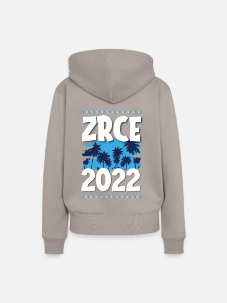 Zrce 2022 - Frauen Premium Bio Hoodie - Taupe