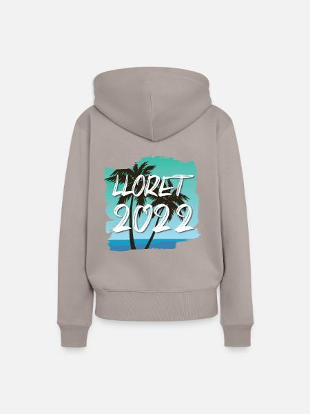 Lloret De Mar 2022 - Frauen Premium Bio Hoodie - Taupe