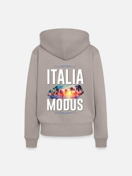 Italia Modus - Frauen Premium Bio Hoodie - Taupe