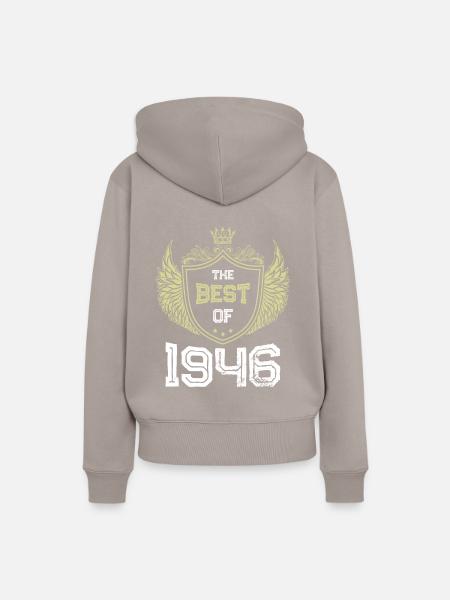 1946 best of - Frauen Premium Bio Hoodie - Taupe