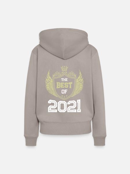 2021 best of - Frauen Premium Bio Hoodie - Taupe