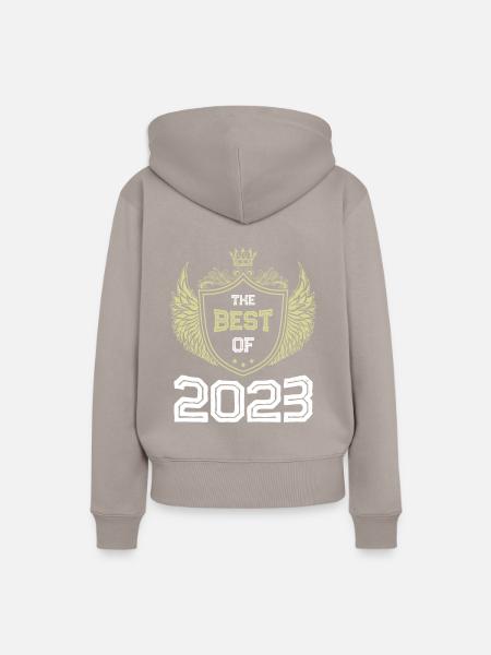 2023 best of - Frauen Premium Bio Hoodie - Taupe
