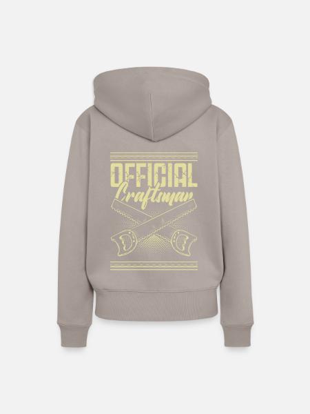 Official Craftsman - Frauen Premium Bio Hoodie - Taupe