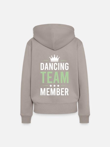 Dancing Team - Frauen Premium Bio Hoodie - Taupe
