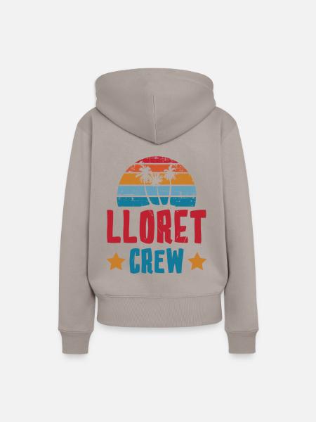 Lloret De Mar Crew - Frauen Premium Bio Hoodie - Taupe