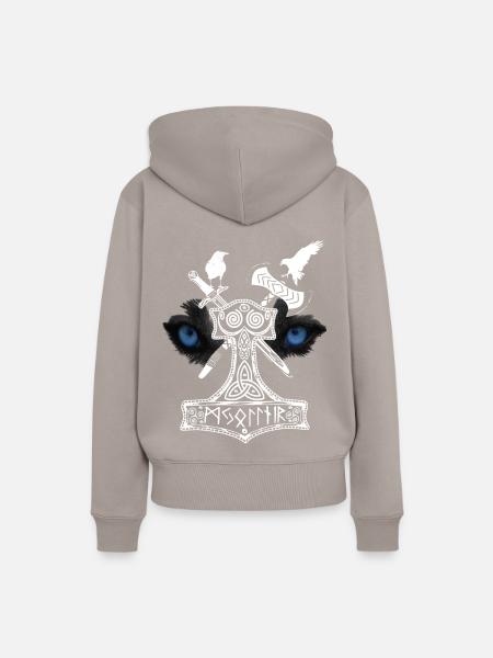 Thor - Frauen Premium Bio Hoodie - Taupe