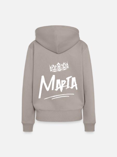 Maria - Frauen Premium Bio Hoodie - Taupe