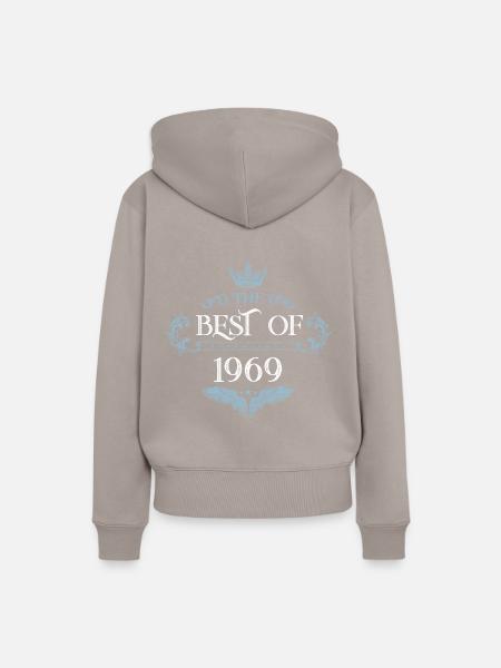 1969 best of - Frauen Premium Bio Hoodie - Taupe
