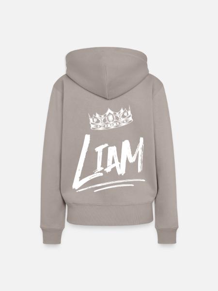 Liam - Frauen Premium Bio Hoodie - Taupe
