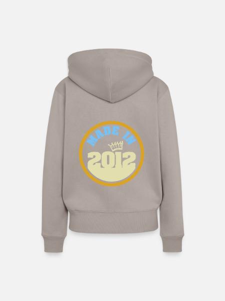 Made in 2012 - Frauen Premium Bio Hoodie - Taupe