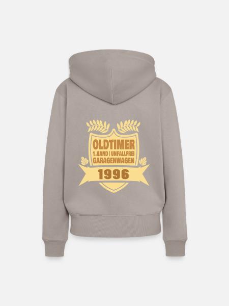 Oma 1996 - Frauen Premium Bio Hoodie - Taupe