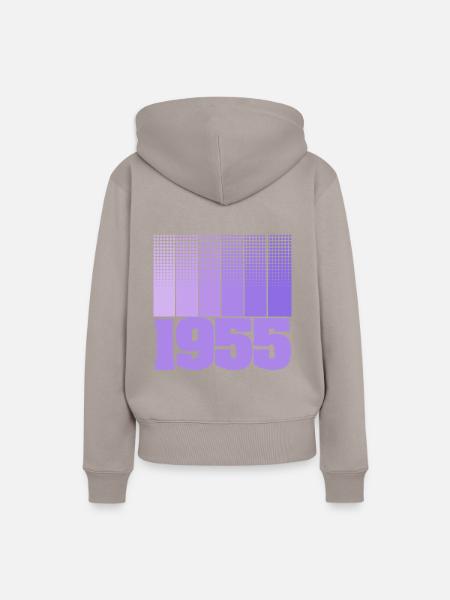 1955 1955 - Frauen Premium Bio Hoodie - Taupe