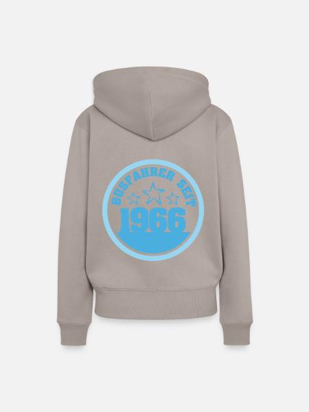 Bus 1966 - Frauen Premium Bio Hoodie - Taupe