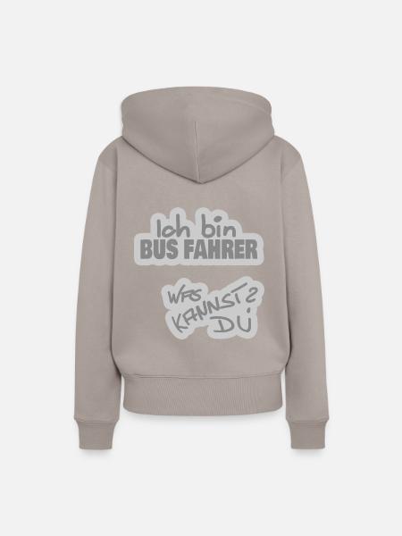 Busfahrer - Frauen Premium Bio Hoodie - Taupe