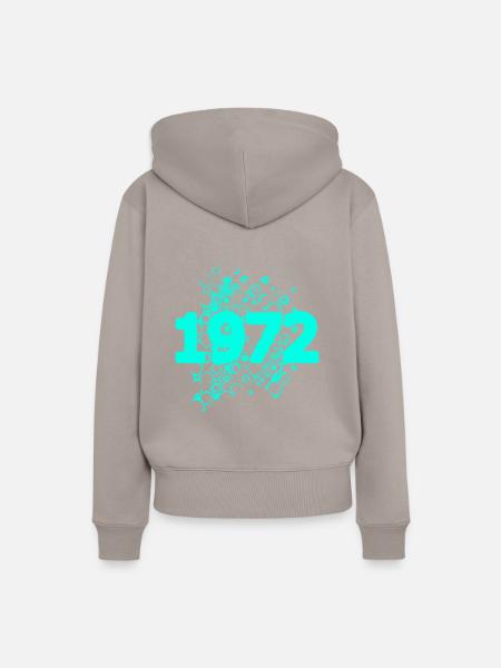 1972 1972 - Frauen Premium Bio Hoodie - Taupe