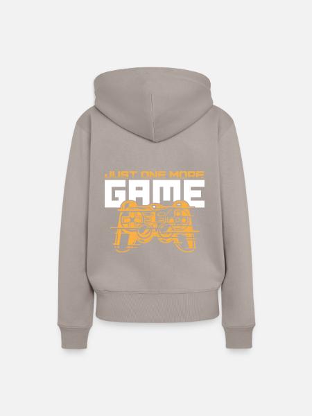 gamepad gamer - Frauen Premium Bio Hoodie - Taupe
