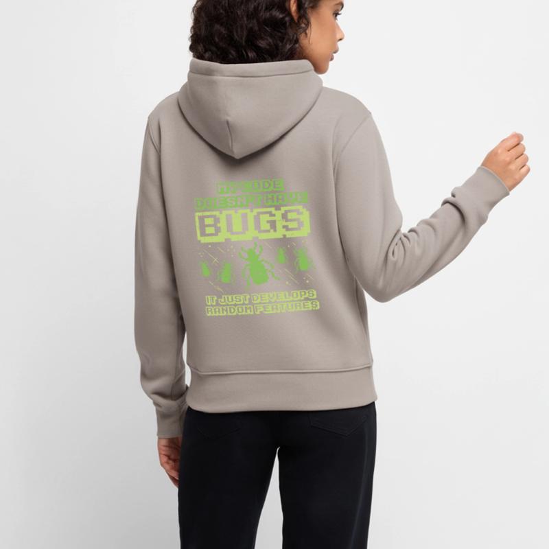 Code Bug Test Programmierer Entwickler Geschenk Frauen Premium Bio Hoodie