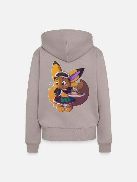 Maiden Nuts - Frauen Premium Bio Hoodie - Taupe