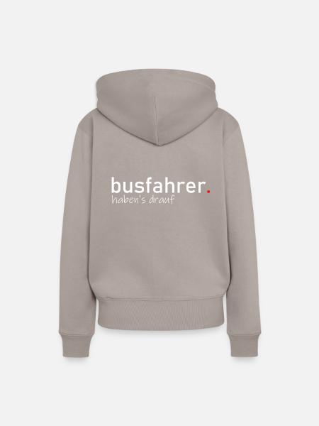 Busfahrer - Frauen Premium Bio Hoodie - Taupe