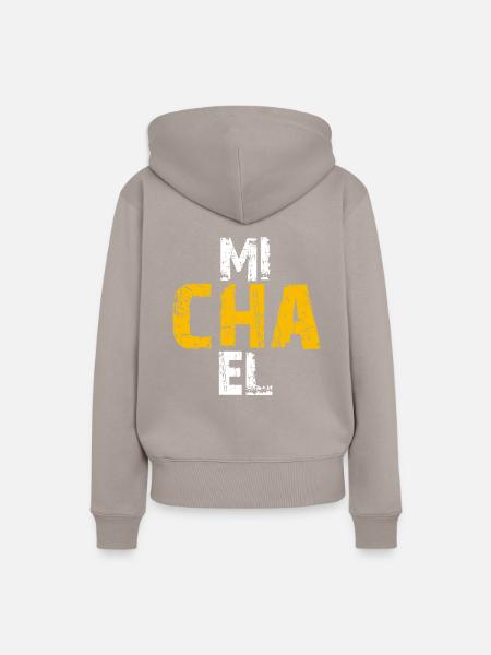Michael - Frauen Premium Bio Hoodie - Taupe
