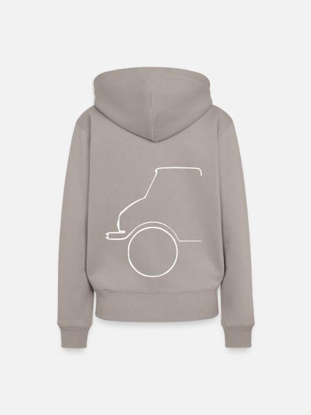Universal Motor Gerät - Frauen Premium Bio Hoodie - Taupe