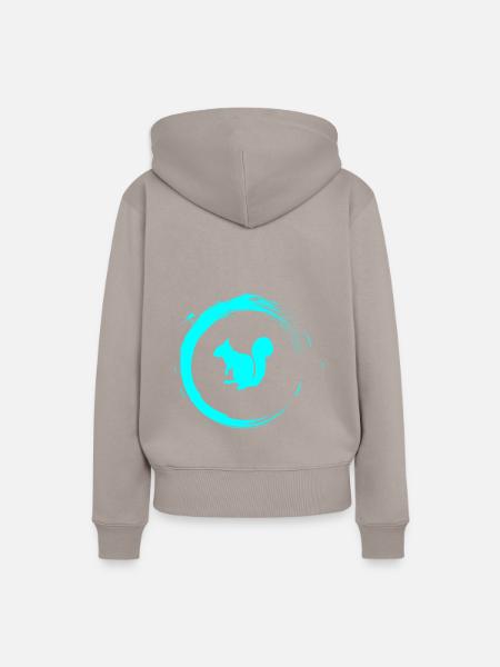 Eichhörnchen - Frauen Premium Bio Hoodie - Taupe