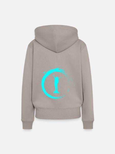Reise - Frauen Premium Bio Hoodie - Taupe