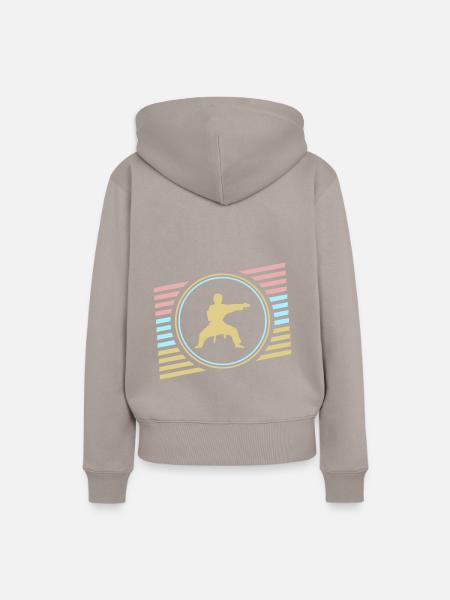 Judo - Frauen Premium Bio Hoodie - Taupe