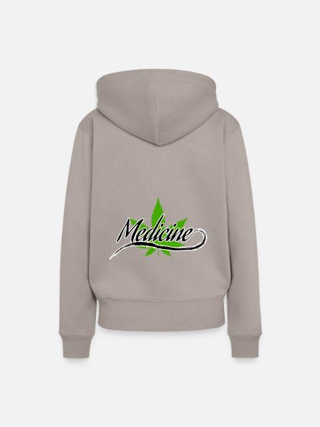 Hanf - Frauen Premium Bio Hoodie - Taupe