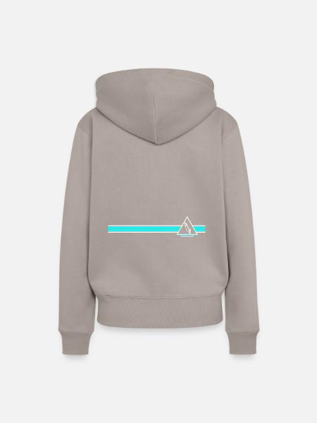 Windsurfing - Frauen Premium Bio Hoodie - Taupe