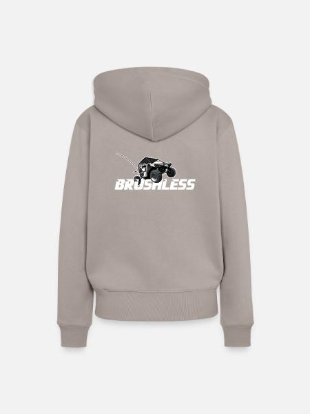RC Car Brushless Buggy - Frauen Premium Bio Hoodie - Taupe