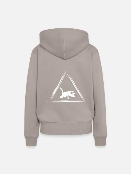 Breakdance - Frauen Premium Bio Hoodie - Taupe