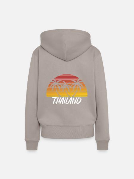 Thailand - Frauen Premium Bio Hoodie - Taupe