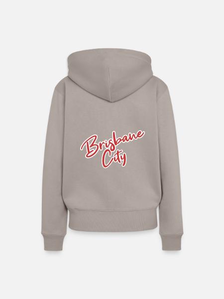 Brisbane - Frauen Premium Bio Hoodie - Taupe