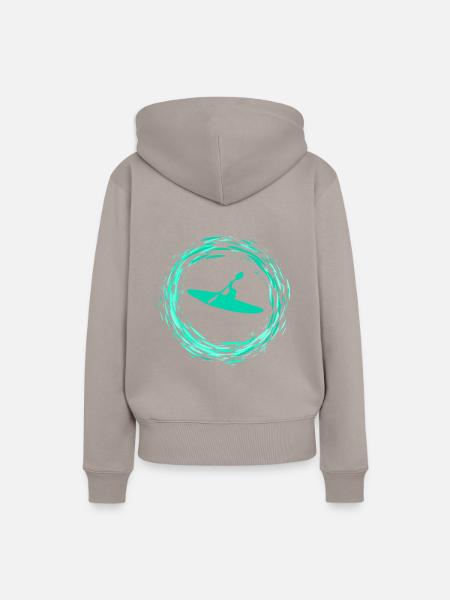 Kayaking - Frauen Premium Bio Hoodie - Taupe