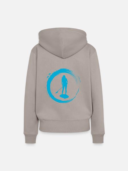 Stand Up Paddle - Frauen Premium Bio Hoodie - Taupe