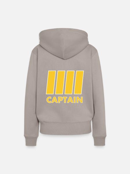 Captain - Frauen Premium Bio Hoodie - Taupe