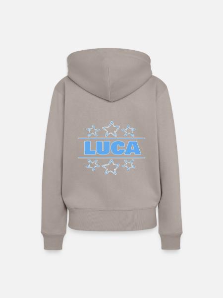 Sterne Luca - Frauen Premium Bio Hoodie - Taupe