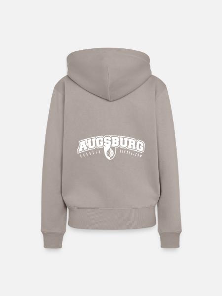 Augusta Vindelicum white - Frauen Premium Bio Hoodie - Taupe