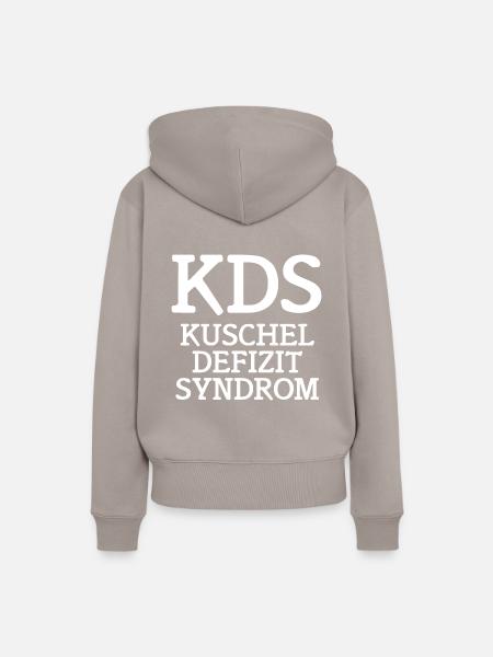 kds kuschel defizit syndrom - Frauen Premium Bio Hoodie - Taupe