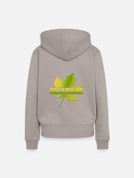 Geschenk für Charlie - Frauen Premium Bio Hoodie - Taupe