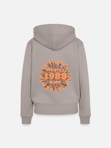 Jahr 1988 - Frauen Premium Bio Hoodie - Taupe